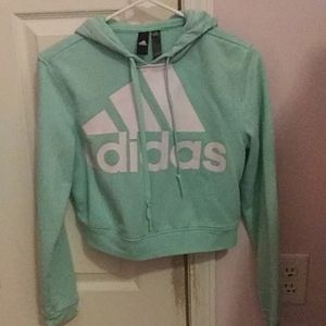 Adidas Crop Top Hoodie